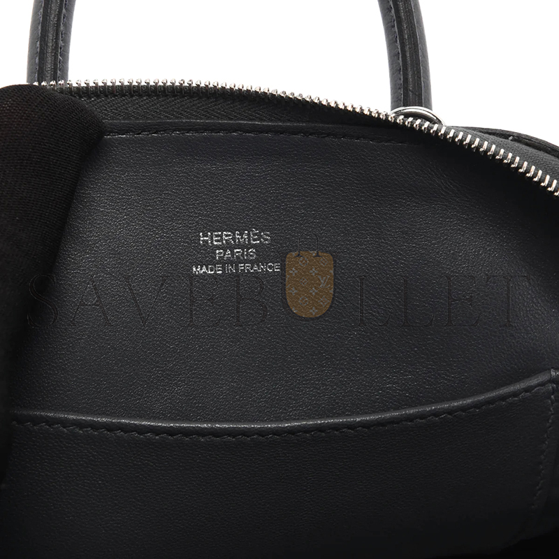 HERMÈS MASTER MINI BOLID 1923 EVERCOLOR PALLADIUM HARDWARE (19*14*8cm)